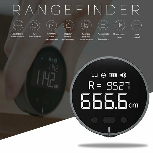 Electronic Ruler Rechargeable 8 Functions Rangefinder